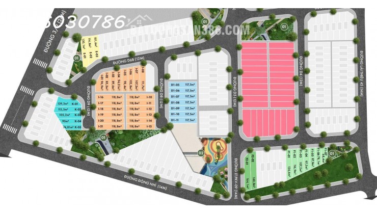 BÁN LÔ F1-06 KDC NGUYỄN VĂN TIẾT LÁI THIÊU  87,3M - giá bán 4.53 tỷ
